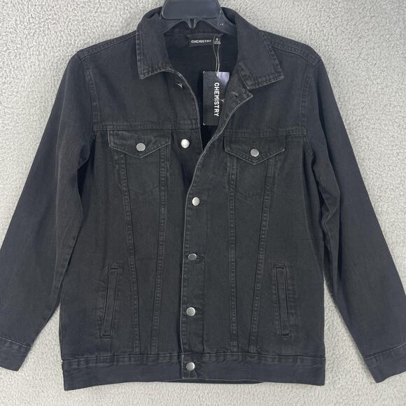 Y2K Chemistry Denim Jacket Mens Small Poetic Justice Tupac Hip Hop 90s Rap - Picture 7 of 15